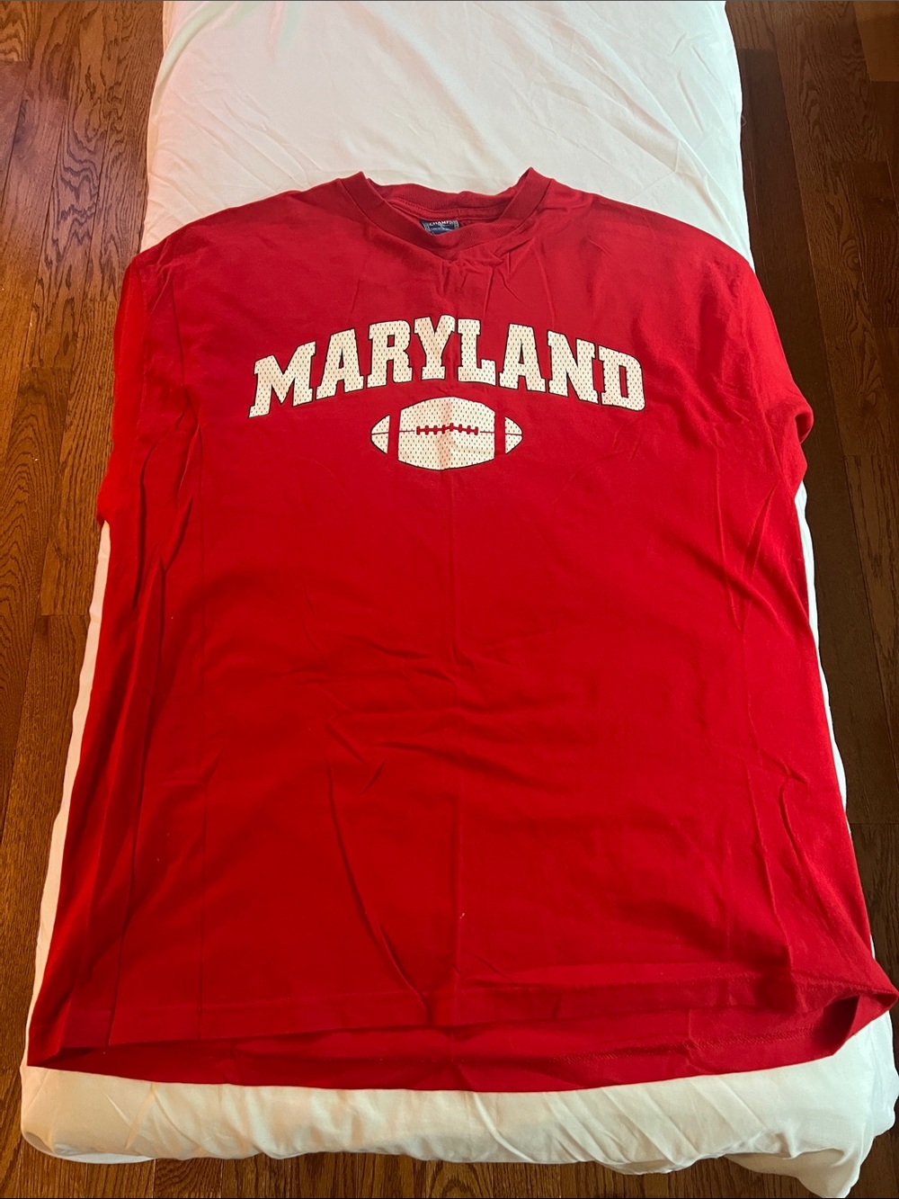 Champs Red Maryland Football Graphic Tee